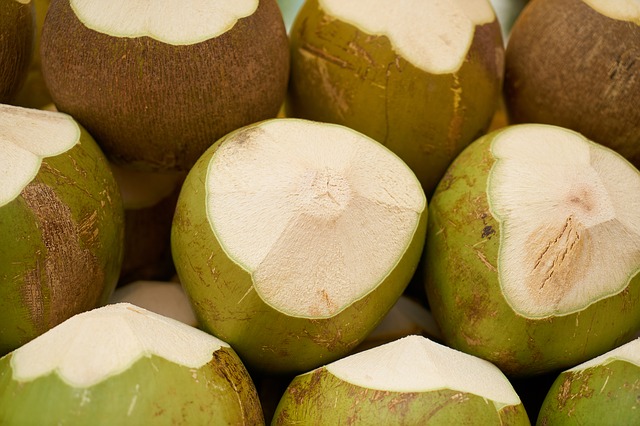 čerstvé kokosy